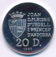 Andorra 1989. 20D Ag "XXV. Nyári Olimpia Barcelona - Szörf" T:PP folt
Andorra 1989. 20 Di...