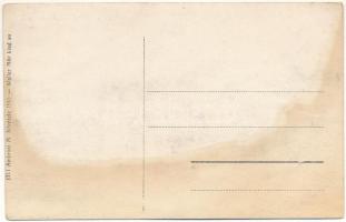 Homonna, Homenau, Humenné; Fő tér az orosz invázió után. Ambrosi M. felvétele, Waller Mór kiadása / ...