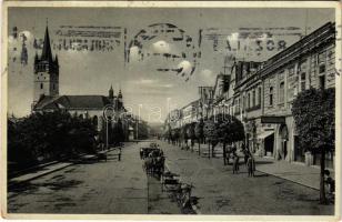 1932 Eperjes, Presov; Masarykova ul., Podkarpatska Banka / utca / street, bank (EK)