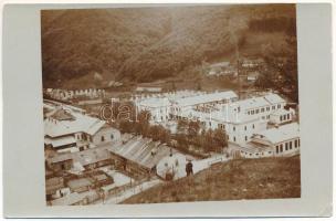 1915 Alsóhámor, Dolné Hámre (Hodrushámor, Hodrusa-Hámre); Szandrik magyar ezüst és fémárugyár rt. gyártelepe / silver and metalware factory. photo (EK)