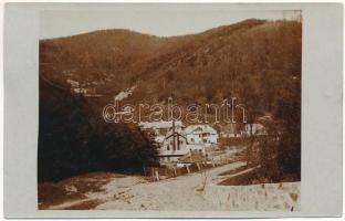 1915 Alsóhámor, Dolné Hámre (Hodrushámor, Hodrusa-Hámre); Szandrik magyar ezüst és fémárugyár rt. gyártelepe / silver and metalware factory. photo