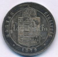 1879KB 1Ft Ag "Ferenc József / Középcímer" T:XF,VF patina
Adamo M15