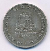 1948. 20Ft Ag "Táncsics" T:AU,XF patina, ph.
Adamo EM3