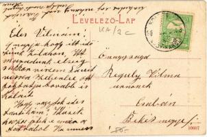 Zilah, Zalau; Báró Wesselényi Miklós szobor a Vigadó kávéház és étterem előtt. Seres Samu kiadása 23...