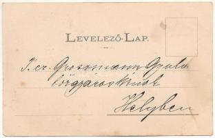 1901 Pécsújfalu, Péchújfalu, Frauendorf, Pecovská Nová Ves; Péchy kúria télen / castle villa in wint...