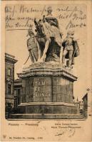 1903 Pozsony, Pressburg, Bratislava; Mária Terézia szobor / monument