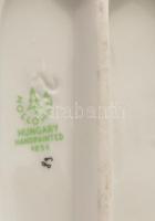 Hollóházi népviseletes fiú és lány. Jelzett, hibátlan (alátámasztási nyommal), m: 30-31 cm