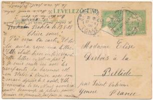 1908 Beregszász, Berehove; Pénzügyi Igazgatóság, Vármegyeháza, Termény csarnok, Állami polgári leány...