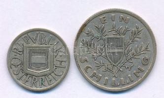 Ausztria 1925. 1/2Sch Ag + 1Sch Ag T:XF,VF patina 
Austria 1925. 1/2 Schilling Ag + 1 Schilling Ag ...