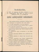 1902 Eger r. t. város építési szabályrendelet tervezete, 56p
