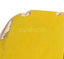 PZL repülőgép légcsavarja. cca 1950. Festett fa, fém erősítéssel kisebb kopásokkal 130 cm