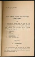 1911 Gyula, Gyula r.t. város szabályrendelete, borítón szakadásokkal, 97p