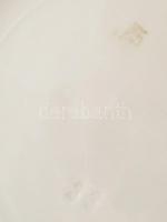 Zsolnay Jancsi és Juliska mintás 4 darabos gyermek étkészlet, jelzett, kis kopással, d: 15-21 cm