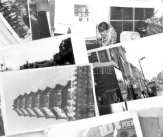 Vegyes fotó tétel: felvonulás, kínai utazás képei, sportolók, stb., össz. 38 db fotó, vegyes méretbe...