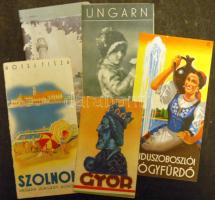 cca 1930-1940 5 db magyar turista prospektus / 5 tourist-leaflets