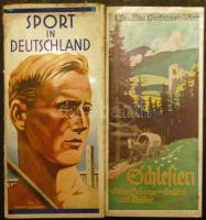 cca 1940 2 db német turista prospektus náci propagandával / 2 tourist-guides with nazi propaganda