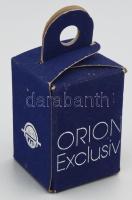 Orion Exclusiv gyertyatartó, kristály, fém, sorszámozott: 13/353, kis kopással, díszdobozban, m: 7 c...