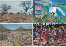 DÉL-AFRIKA - 12 db modern képeslap / SOUTH AFRICA - 12 modern town-view postcards