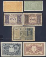 Olaszország/Biglietto di Stato 1935-44. 1L 2klf db, 2L 2klf db, 5L, 10L 2klf db T:II,III,IV Összesen...