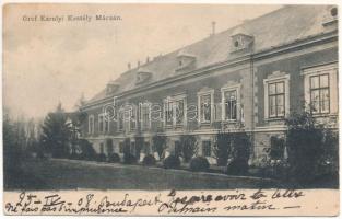 1908 Mácsa, Macea; Gróf Károlyi kastély / castle (EB)