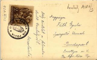 1938 Verebély, Vráble; Okresny úrad, Rodinné domy, Rim. kat. kostol / Járási hivatal, Római katoliku...