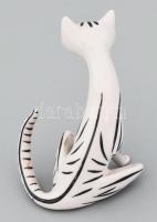 Drasche (!) art deco macska. Jelzett, hibátlan, m: 8,5 cm