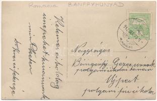 1912 Bánffyhunyad, Huedin; Kossuth utca, Zimmermann és dohány üzlet / street, shops. photo