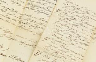 1866-1877 Sopron / Ödenburg, levelek, 8 db, német nyelven