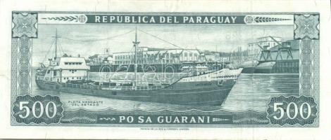 Paraguay L.1952. 100G 2klf db, 500G, 1000G T:II,III
