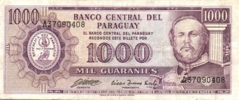 Paraguay L.1952. 100G 2klf db, 500G, 1000G T:II,III