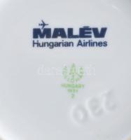 Hollóházi MALÉV bonbonier, jelzett, hibátlan, m: 9 cm