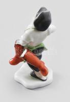 Herendi cipészfiú. Jelzett, hibátlan, m: 13 cm