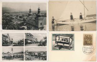 30 db főleg RÉGI történelmi magyar város és motívum képeslap vegyes minőségben, közte fotólap / 30 m...