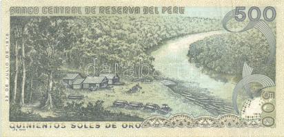 Peru 1976. 500S (2x) + 1988. 10.000S T:I,II+