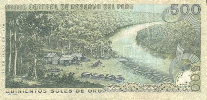 Peru 1976. 500S (2x) + 1988. 10.000S T:I,II+