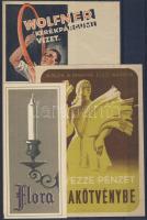 3 db reklám-nyomtatvány: számolócédula, számla