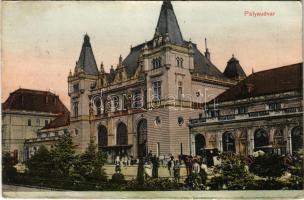 1913 Temesvár, Timisoara; pályaudvar, vasútállomás. Moravetz Testvérek kiadása / railway station (EK