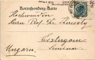 1905 Konczyce Wielkie, Groß Kuntschitz; palace, castle (EK)