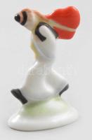 Herendi miniatűr vándorlegény. Jelzett, hibátlan, m: 5,5 cm