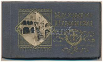 Firenze, Florence; Muzeo Nazionale - pre-1945 postcard booklet with 20 postcards