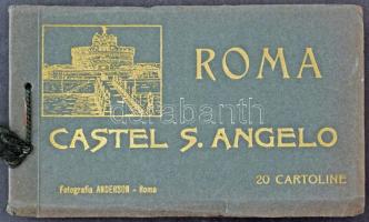 Roma, Castel S. Angelo - pre-1945 postcard booklet with 20 postcards