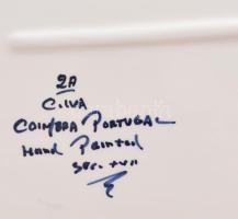 Portugál kínáló, jelzett, hibátlan, h: 27 cm