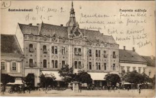 1915 Szatmárnémeti, Satui Mare; Pannonia szálloda. Lővy kiadása / hotel