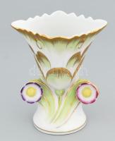 Herendi Apponyi Viktória mintás váza. Jelzett, hibátlan, m: 13 cm