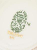 Zsolnay pillangó mintás váza. Jelzett, hibátlan, m: 12 cm