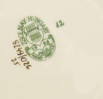 Zsolnay gerezdelt alakú kiskaspó. Jelzett, hibátlan, d: 13 cm, m: 7 cm