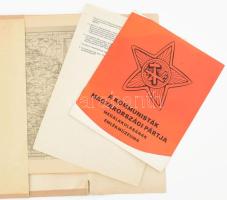 A KMP megszületése. Kiadói javított papírmappa, benne reprint lapokkal