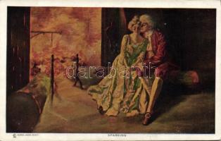 Sparking, Baroque couple s: Alfred James Dewey, Barokk szerelmes pár s: Alfred James Dewey