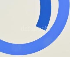 Milan Dobes (1929-): Körkörös kompozíció (cím nélkül). Szitanyomat, karton. Jelzett. Számozott: 20/5...