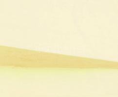 Haász István (1946-): Objekt.petit I, 2004. Kollázs, akril, f, jelzett a hátoldalán. 22x22x5,5 cm